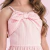 VESTIDO TEEN ROSA LISTRADO EM ALGODÃO - PETIT CHERIE na internet