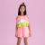CONJUNTO INFANTIL FEMININO BABADOS NEON - PETIT CHERIE