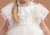 VESTIDO INFANTIL DE FESTA TULE BRANCO E PLUMAS - PETIT CHERIE - comprar online