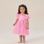 VESTIDO INFANTIL DE FESTA TULE GLITTER ROSA - PETIT CHERIE