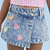CONJUNTO INFANTIL FEMININO XADREZ E BORDADO DE FRUTAS - PETIT CHERIE na internet