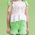 CONJUNTO INFANTIL FEMININO NEON GREEN VIBES - PETIT CHERIE - comprar online