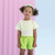 SHORT INFANTIL FEMININO VERDE VERÃO - MON SUCRÉ