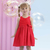 VESTIDO INFANTIL DE FESTA VERMELHO - MON SUCRÉ - comprar online
