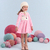 VESTIDO INFANTIL DE INVERNO PELUCIADO ROSA - MON SUCRÉ
