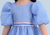 VESTIDO INFANTIL DE FESTA AZUL QUADRICULADO - MON SUCRÉ - comprar online