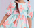 VESTIDO INFANTIL VERDE TIFFANY FLORAL - MON SUCRÉ - comprar online