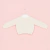 CASAQUINHO BEBÊ MENINA EM TRICOT OFF WHITE - PETIT CHERIE