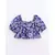 BLUSA INFANTIL TAUA FLOR AZUL - FÁBULA - comprar online