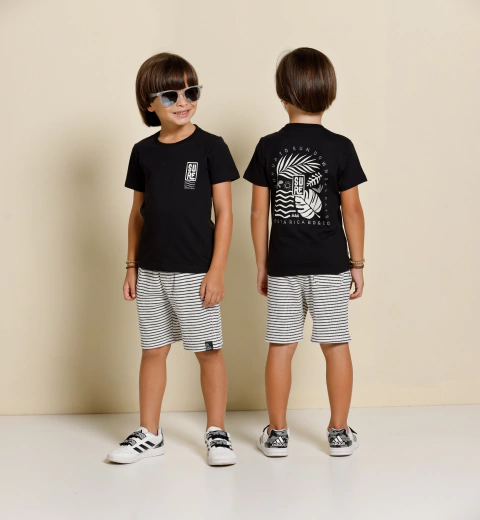 CONJUNTO INFANTIL MASCULINO MOLETINHO COSTA RICA - BANANA DANGER