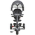 TRICICLO EVOLUTION MELANGE PRETO - KIDDO - Vida Sapeca