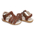 SANDÁLIA INFANTIL MENINO MARROM - comprar online