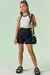CONJUNTO TEEN BLUSA BOXY REGATA E SHORT VIC&VICKY na internet