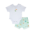 CONJUNTO BEBÊ BLUSA E SHORT SARUEL BABY DINO - BIBE