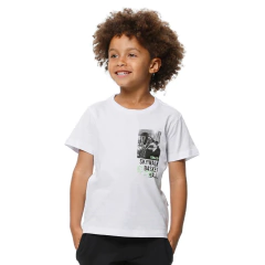 CAMISETA INFANTIL MASCULINA BASKETBALL - BANANA DANGER
