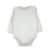 BODY BEBÊ BÁSICO MANGA LONGA LISO BRANCO - BIBE
