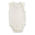 BODY BEBÊ BÁSICO CAVADO LISO OFF WHITE - BIBE