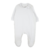 MACACÃO BEBÊ LONGO BASICO COM ZÍPER PLUSH BRANCO - BIBE
