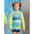 CONJUNTO INFANTIL MASCULINO PROTEÇÃO UV ALOHA - BANANA DANGER