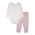 CONJUNTO BEBÊ MENINA INVERNO ESTAMPA BUQUEZINHO - BIBE