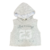 REGATA INFANTIL FEMININA COM CAPUZ PARTY - VANILLA CREAM - comprar online