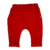 CALÇA BEBÊ FEMININA SARUEL MOLETOM VERMELHA- BIBE