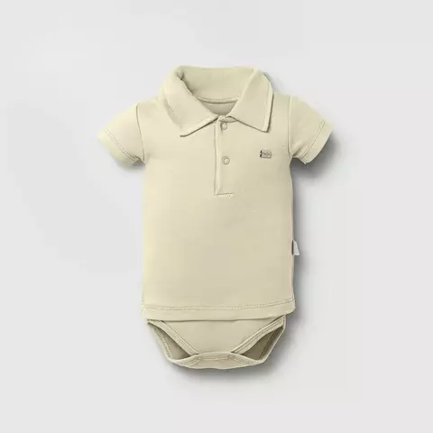 BODY CURTO GOLA POLO OFF WHITE - HUG - comprar online