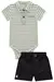 CONJUNTO BEBÊ MENINO BODY POLO E BERMUDA SARJA JOHNNY FOX - Vida Sapeca