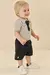 CONJUNTO BEBÊ MENINO BODY POLO E BERMUDA SARJA JOHNNY FOX na internet