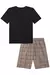 CONJUNTO INFANTIL MASCULINO CAMISETA E BERMUDA NYLON - JOHNNY FOX - Vida Sapeca