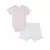 CONJUNTO BEBÊ MENINA CURTO BODY E SHORT DOTS - BIBE