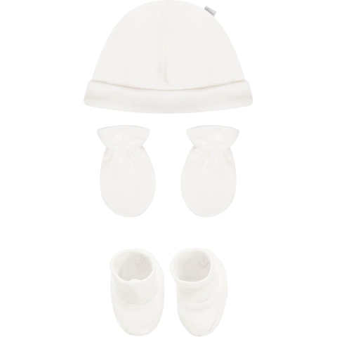 KIT TOUCA, LUVA E SAPATINHO