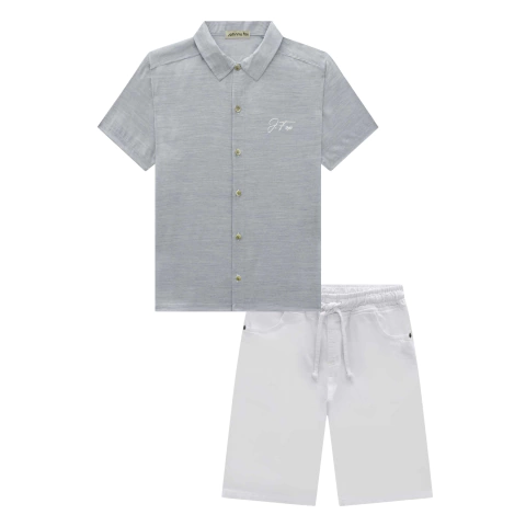 CONJUNTO CAMISA E BERMUDA - JOHNNY FOX