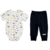 CONJUNTO BEBÊ CALÇA LISA BODY MANGA CURTA BRONTOSSAURO - BIBE