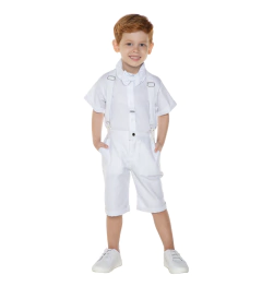 CONJUNTO MASCULINO BATIZADO - ACONCHEGO DO BEBÊ