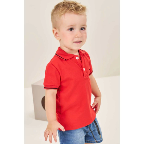 CAMISA BEBÊ POLO EM PIQUET COM ELASTANO - JOHNNY FOX - comprar online