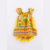 VESTIDO BEBÊ LENÇO FRUTARIA MINI AMARELO - FÁBULA - comprar online