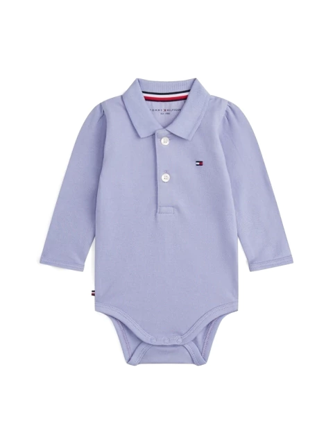 CAMISA POLO BODY BEBÊ MANGA LONGA GIFTPACK TOMMY HILFIGER