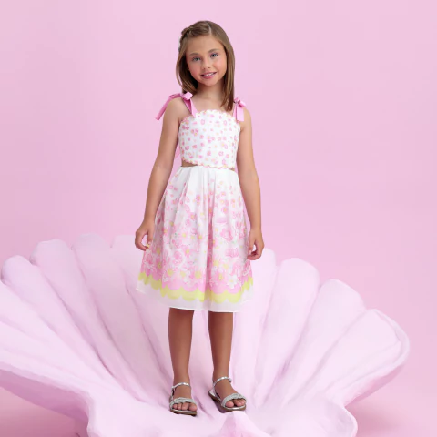 VESTIDO INFANTIL GARDEN - PETIT CHERIE
