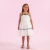 VESTIDO FESTA DE TULE COM BABADOS E LAÇO - comprar online