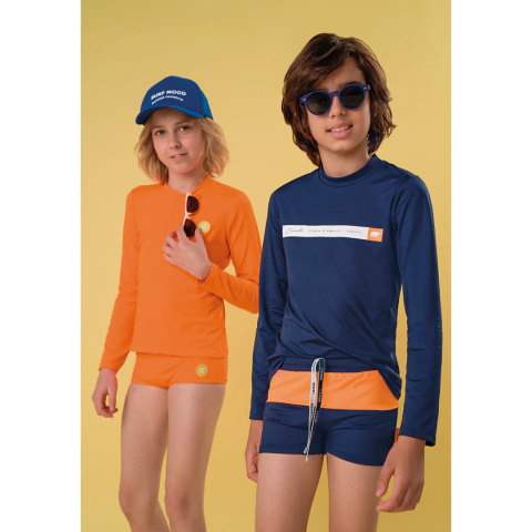 SUNGA BOXER INFANTIL MALHA PROTECT DRY - LAMON