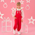 MACACÃO INFANTIL FEMININO VERMELHO - MON SUCRÉ