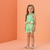 CONJUNTO INFANTIL FEMININO MAÇA VERDE - MON SUCRÉ