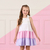 VESTIDO INFANTIL BORDADO TRICOLOR - MON SUCRÉ
