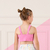 CROPPED INFANTIL FEMININA BÁSICO ROSA - MON SUCRÉ - comprar online