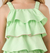 CONJUNTO INFANTIL FEMININO VERDE BABADOS - MON SUCRÉ - comprar online