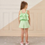 CONJUNTO INFANTIL FEMININO VERDE BABADOS - MON SUCRÉ - Vida Sapeca