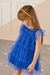 VESTIDO INFANTIL TULE AZUL ROYAL - MON SUCRÉ - comprar online