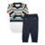CONJUNTO BEBÊ MENINO BODY COM SWEATER LISTRADO - NORUEGA BABY