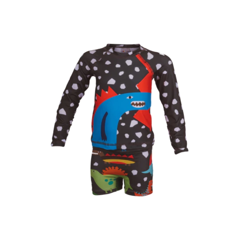 CONJUNTO CAMISA UV + SUNGA JURASSIC - PANDA POOL